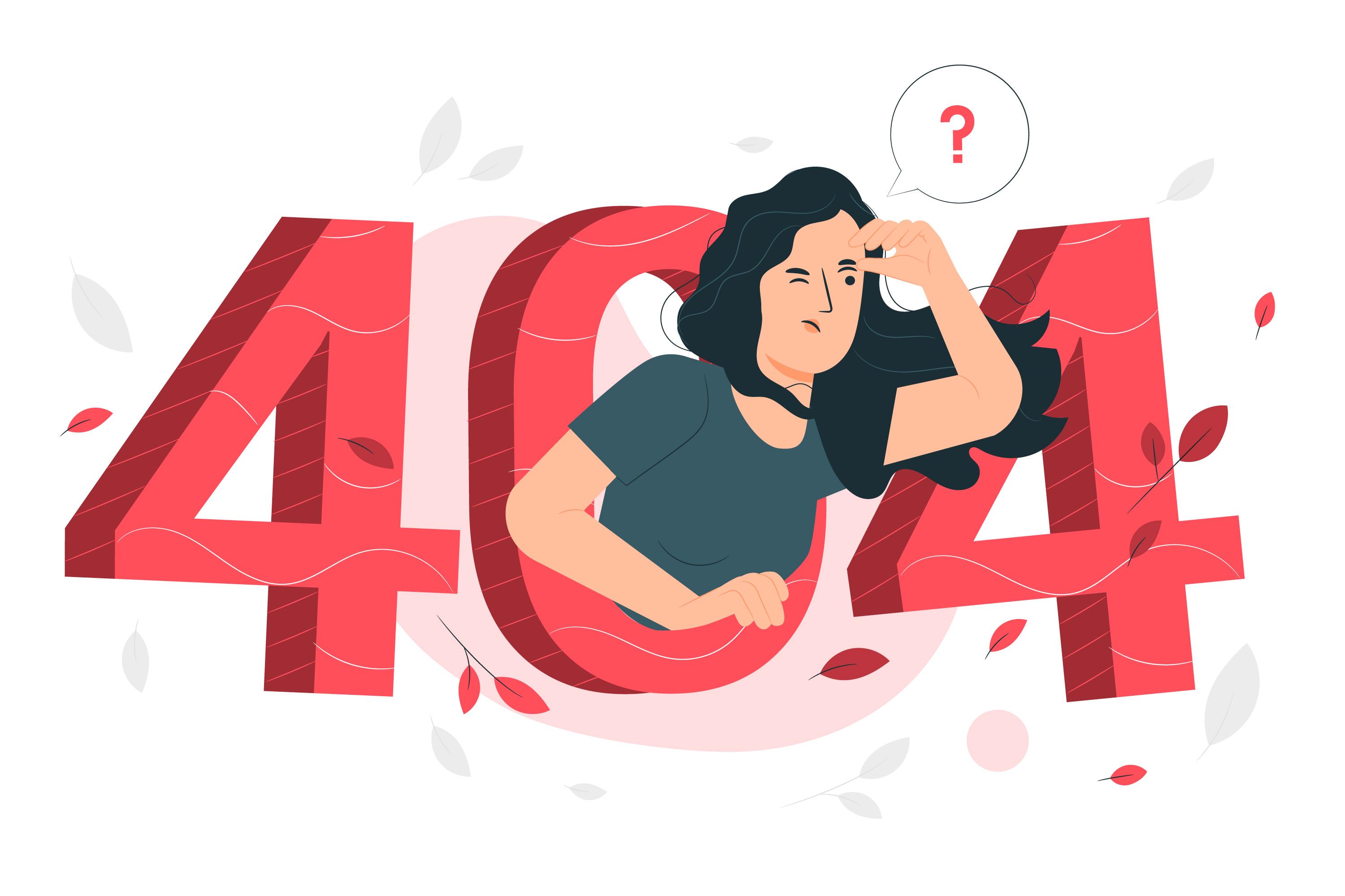 Page Not Found Illustration
